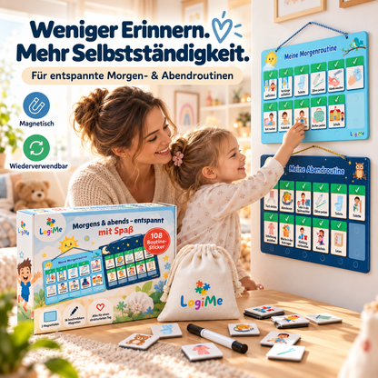 VAIREAS Routine Board – Morgen- & Abendroutine für Kinder